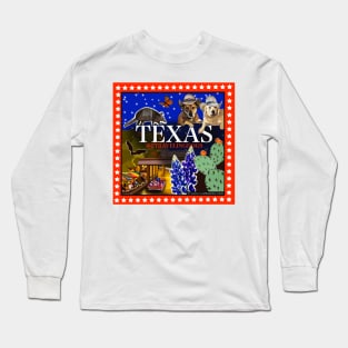 2 Traveling Dogs - Texas Long Sleeve T-Shirt